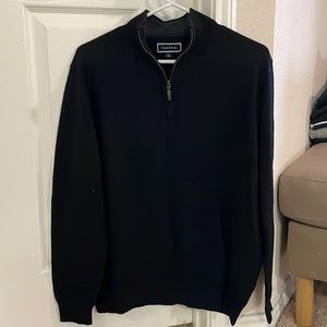Black Zip-Up Pullover